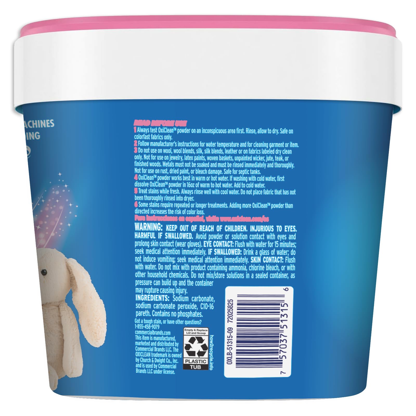 OxiClean Baby Stain Soaker Powder

