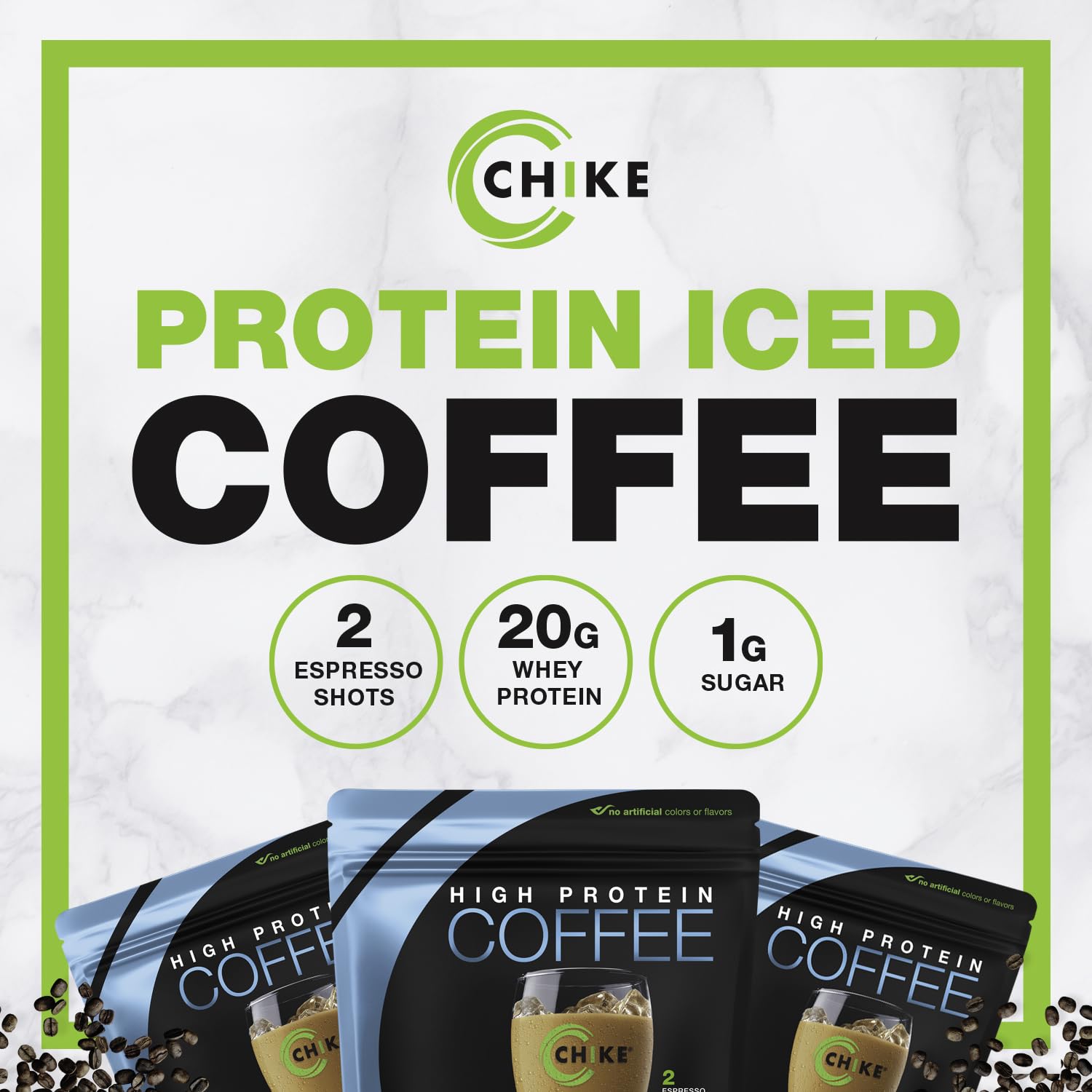 Chike High Protein Iced Coffee - Real Espresso, 20 g Protein

