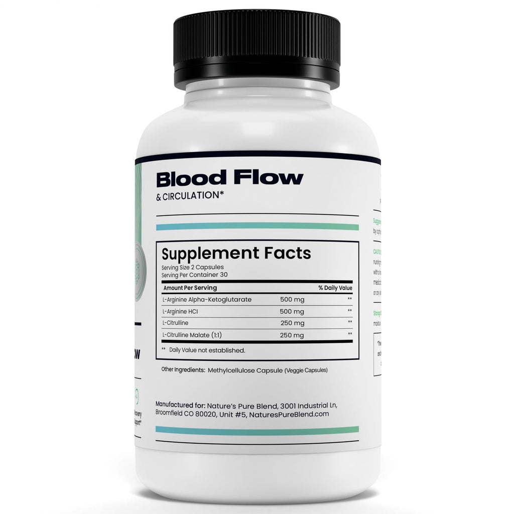 Nitric Oxide Supplement by Nature's Pure Blend – Circulation

