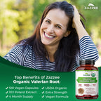 Valerian Root Extract by Zazzee Naturals Organic Supplement

