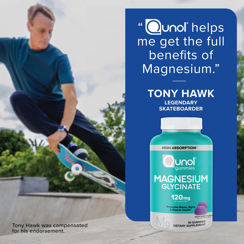 Qunol Magnesium Glycinate Gummies - High Absorption

