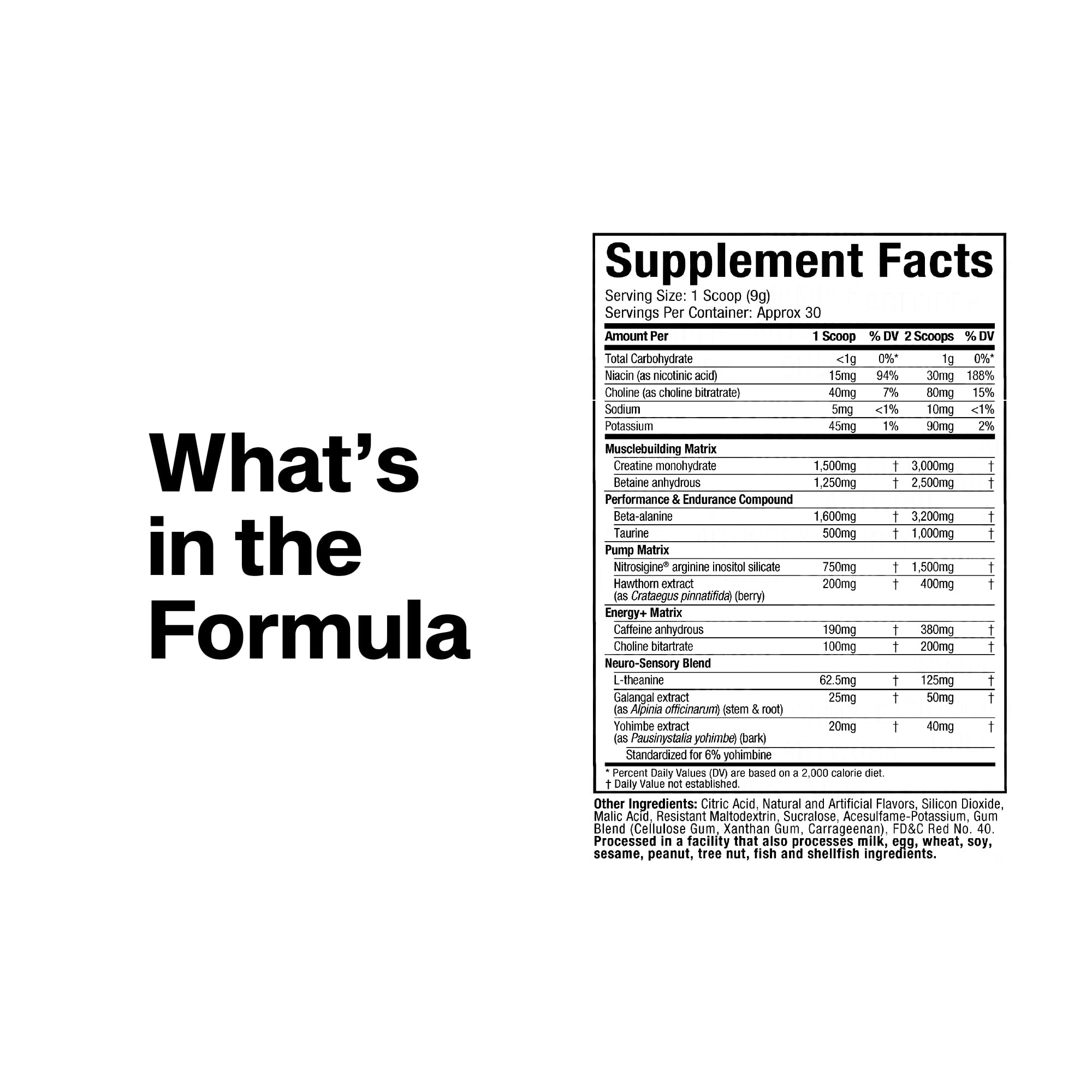 MuscleTech VaporX5 Pre-Workout Powder for Lean Muscle

