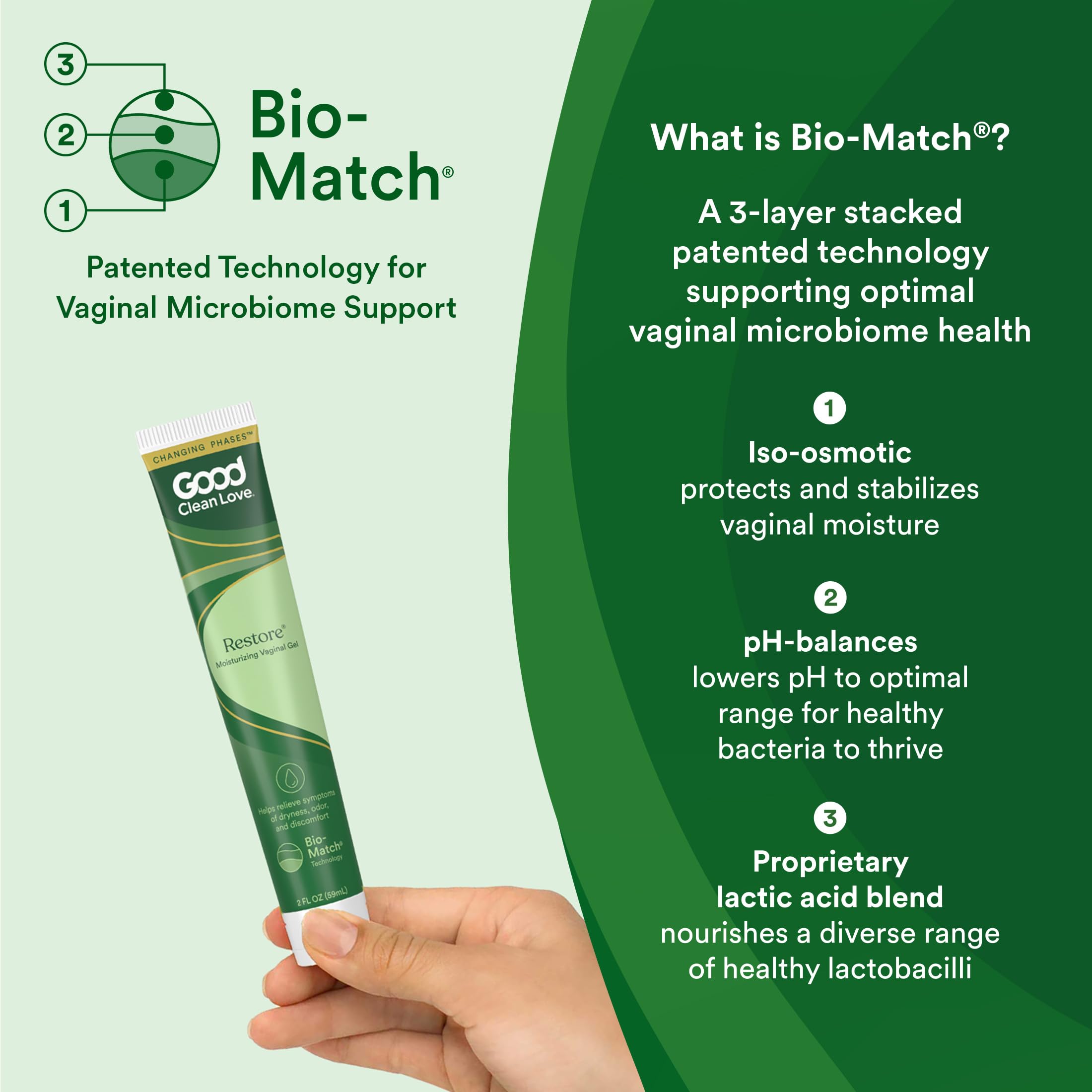 Vaginal Gel by Good Clean Love Restore – pH Balanced

