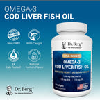 Dr. Berg Omega-3 Cod Liver Oil Supplement

