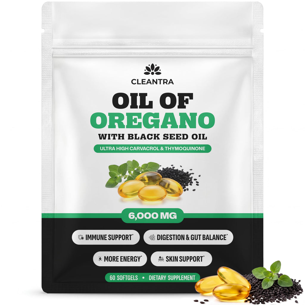 Oil of Oregano with Black Seed Oil for Gut & Immune Support

