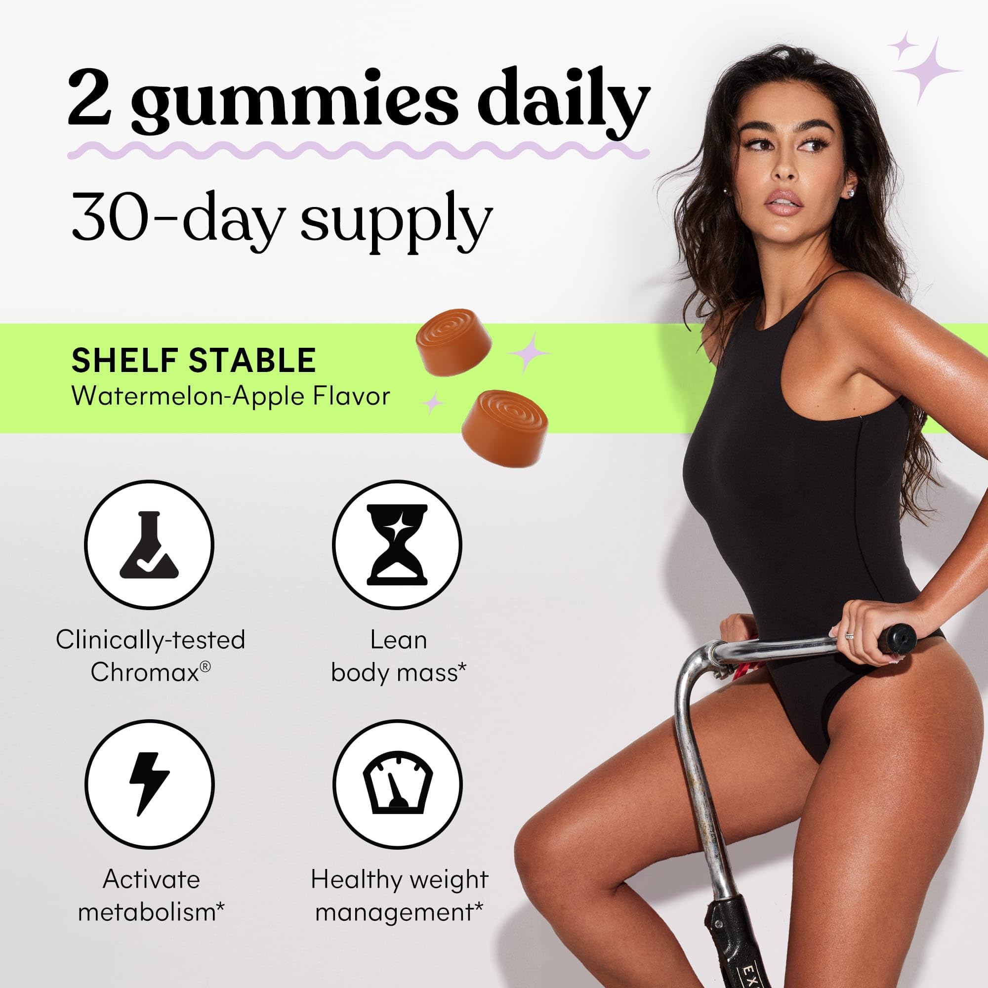 Lemme Tone Metabolism Gummies with Chromium Picolinate & B12

