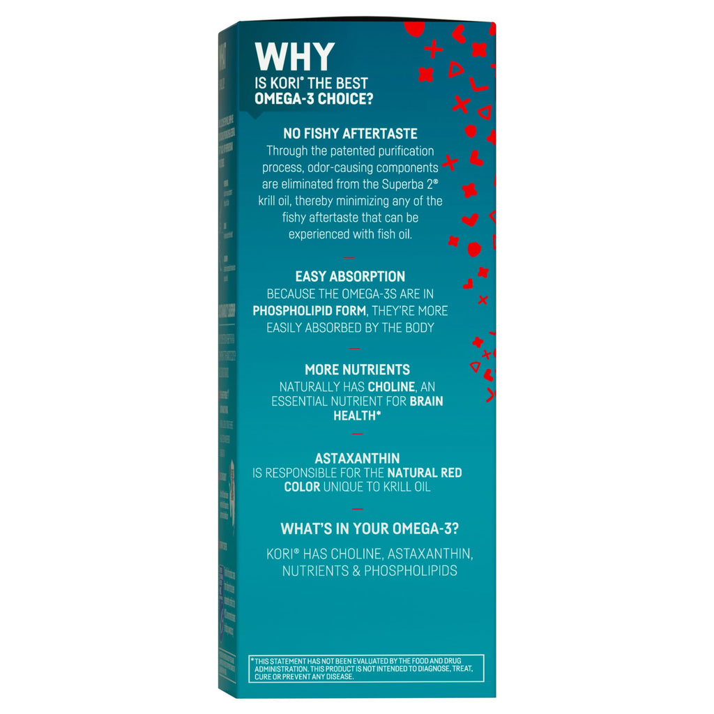 Kori Krill Omega-3 Softgels | Phospholipid Absorption

