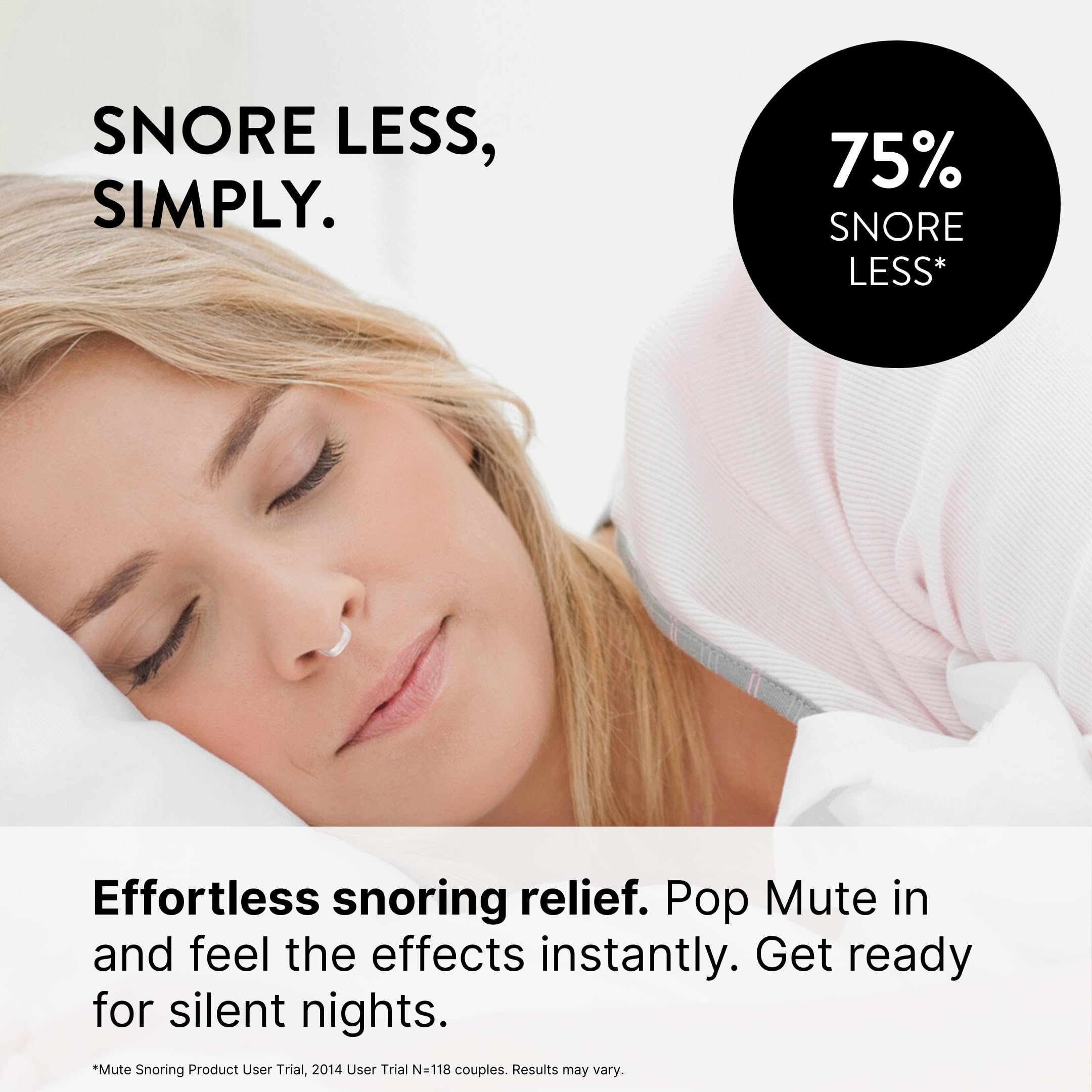 Mute Nasal Dilator Snoring Solution | Sleep Better

