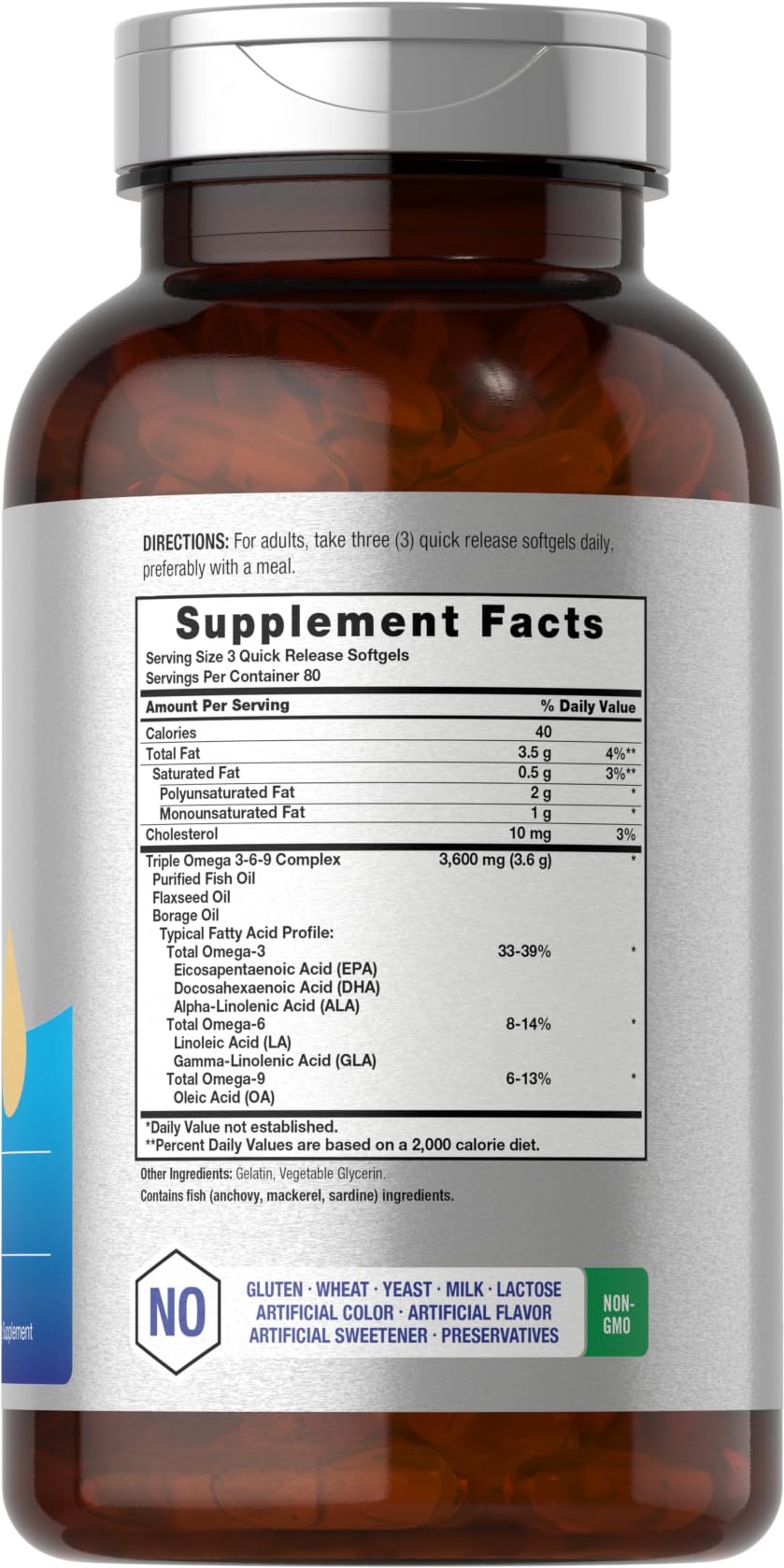 Horbaach Essential Fatty Acids Complex Dietary Supplement


