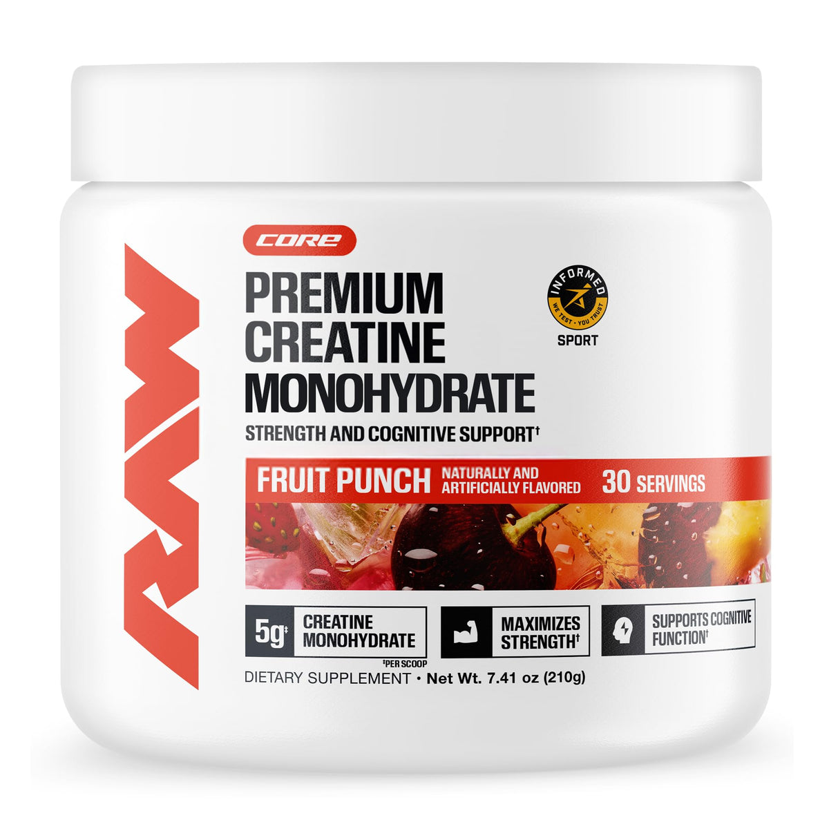 RAW Nutrition Creatine Monohydrate Powder - Micronized