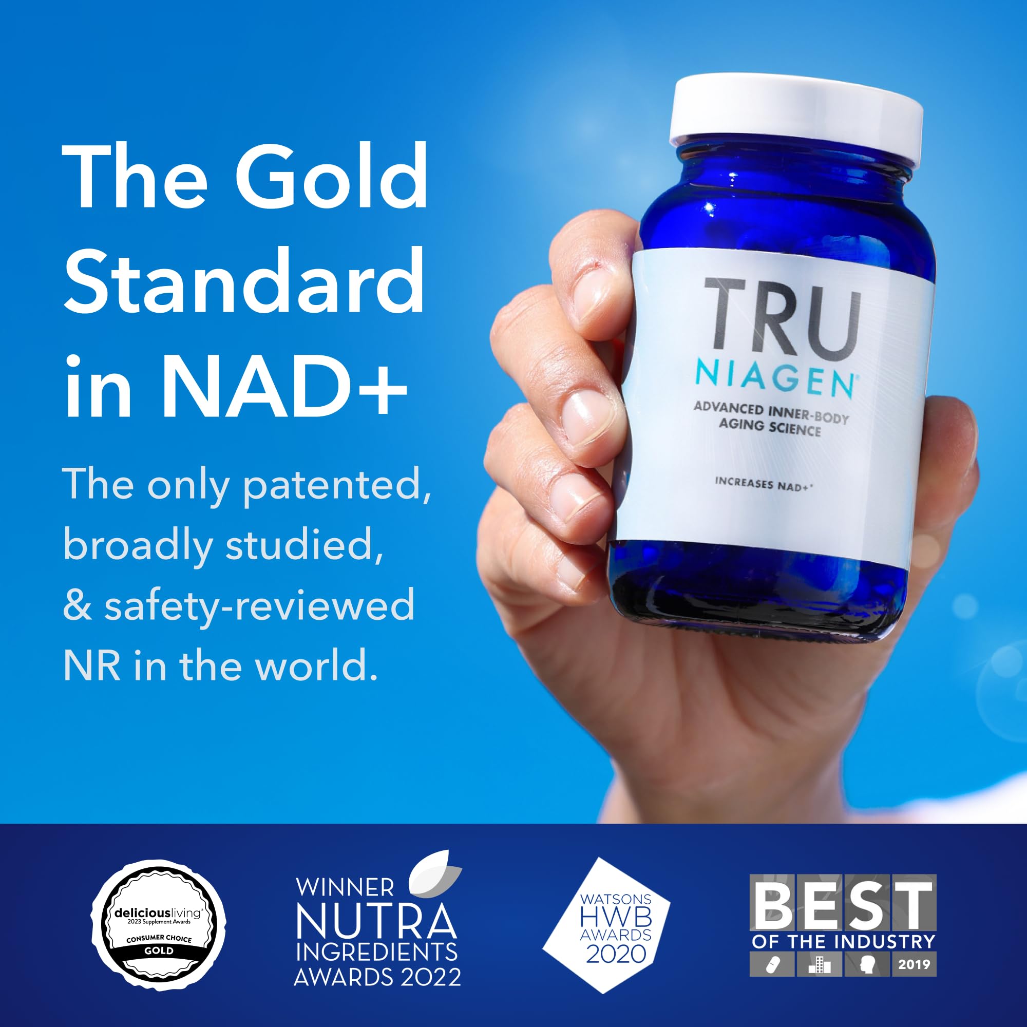 TRU NIAGEN NAD+ NR Supplement | Patented NAD+ Support

