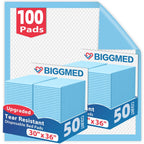 BIGGMED Disposable Bed Pads for Incontinence, Underpads