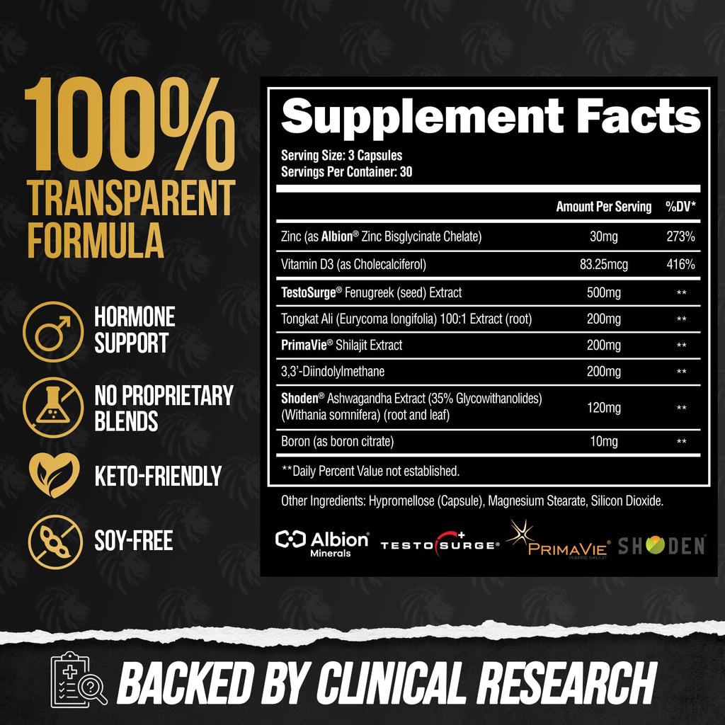 Alpha Lion Superhuman Test – Natural Testosterone Booster

