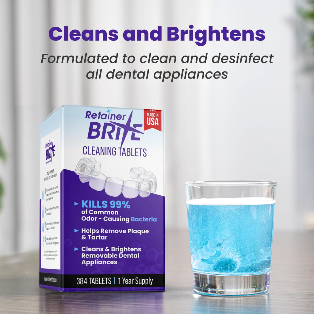 Retainer Brite Removable Appliance Cleaner - Fresh Odor-Free

