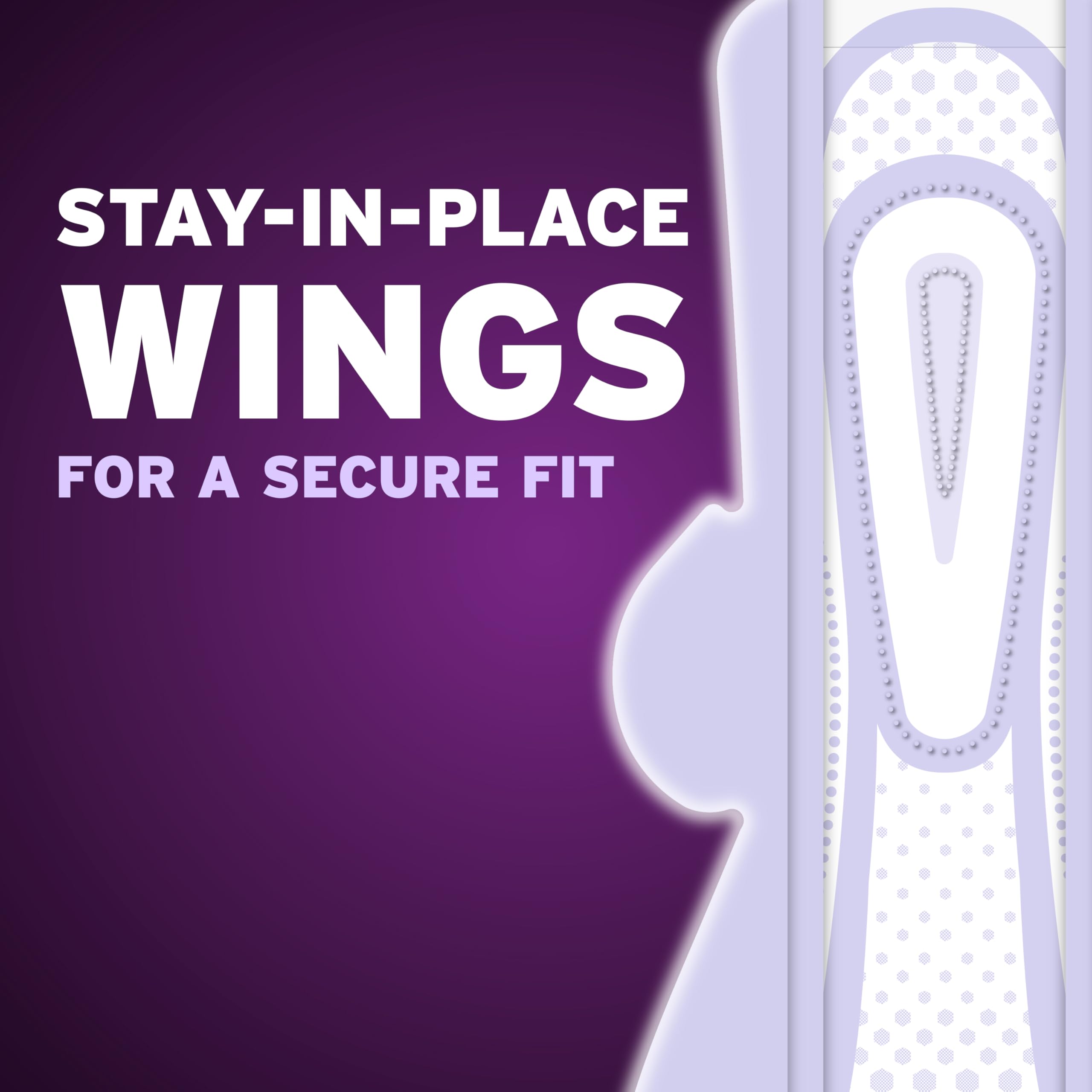 Poise Overnight Ultra Thin Pads with Wings for Bladder Leaks

