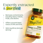 MegaFood Omega-3 Fish Oil Softgels

