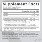 Sports Research Ashwagandha Softgels for Relaxation and Sleep

