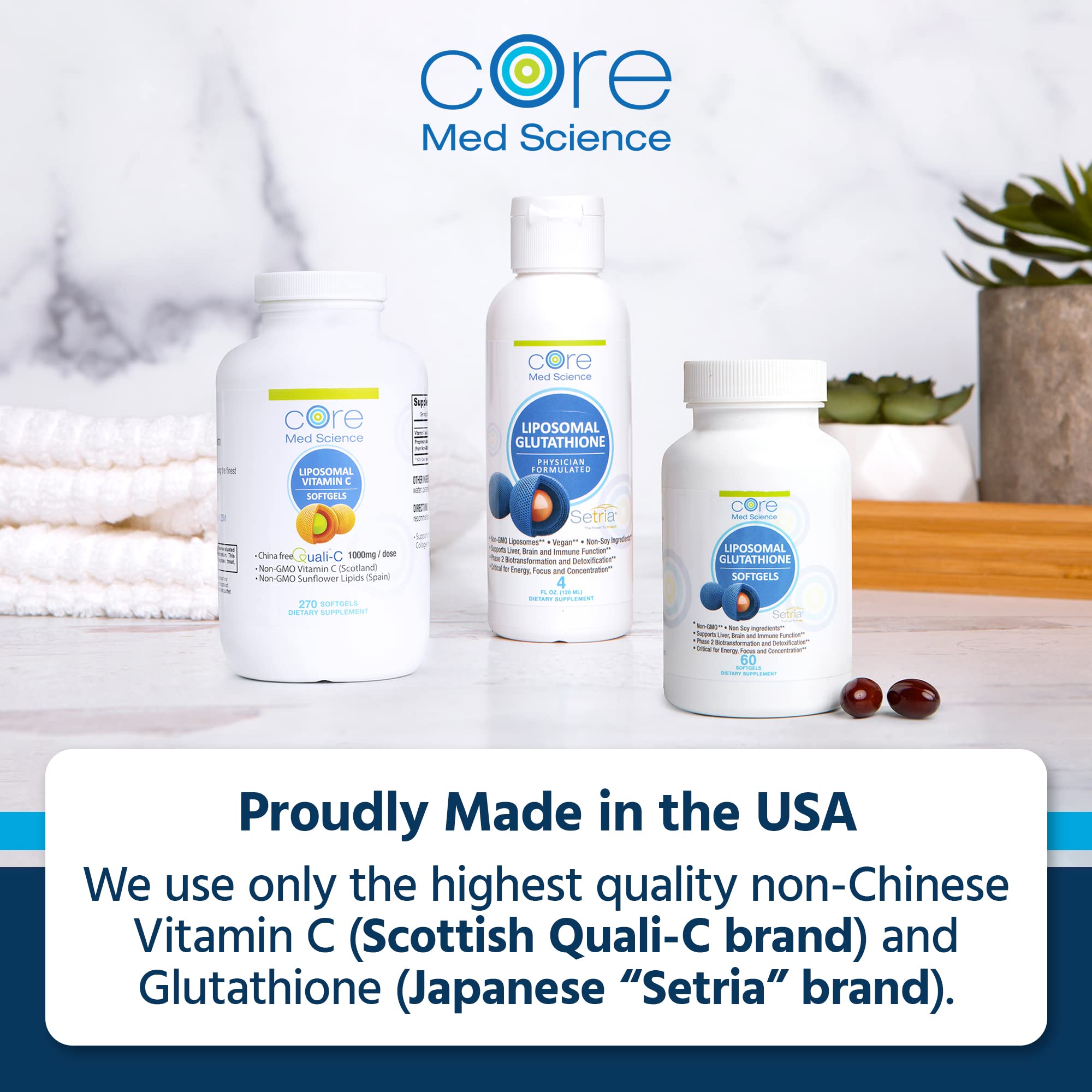 Core Med Science Liposomal Glutathione Supplement | Setria

