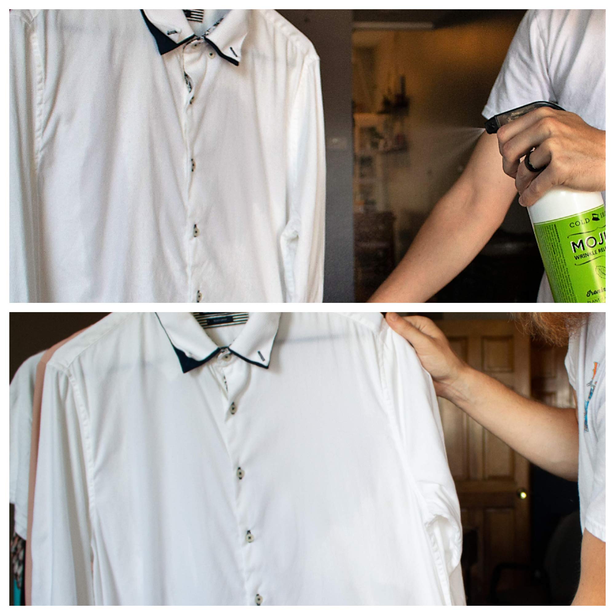 Cold Iron Wrinkle Release Spray for Clothes | Fast Relief

