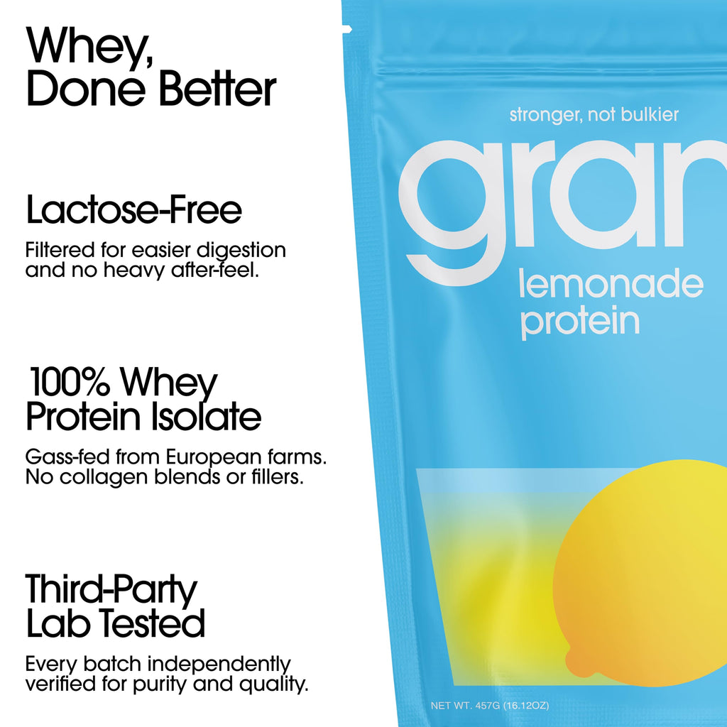 GRAMMS Clear Protein Powder 20g | Lactose Free Isolate

