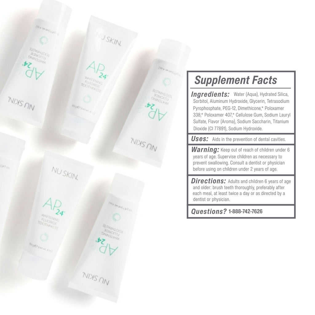 AP 24 Whitening Toothpaste by Nu Skin | Enamel-Safe

