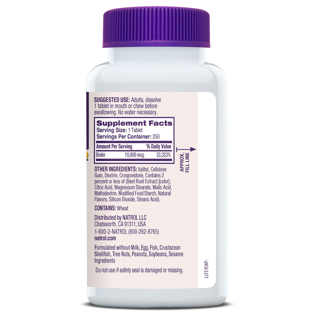 Natrol Biotin Fast Dissolve Tablets for Hair & Nails

