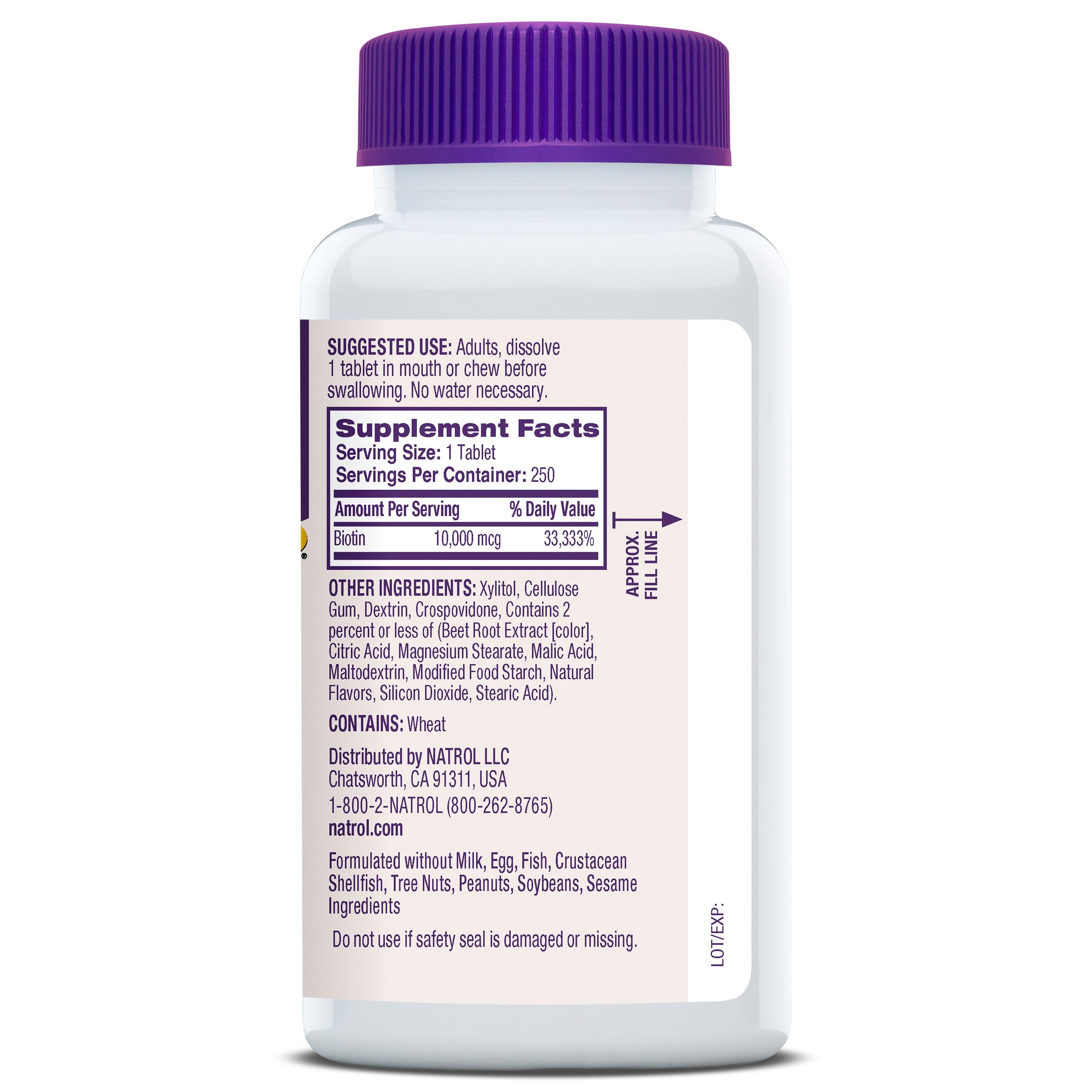 Natrol Biotin Fast Dissolve Tablets for Hair & Nails

