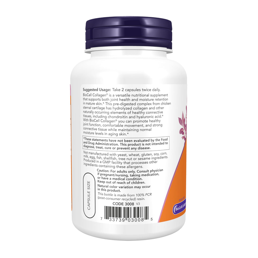NOW Foods BioCell Collagen Dietary Supplement

