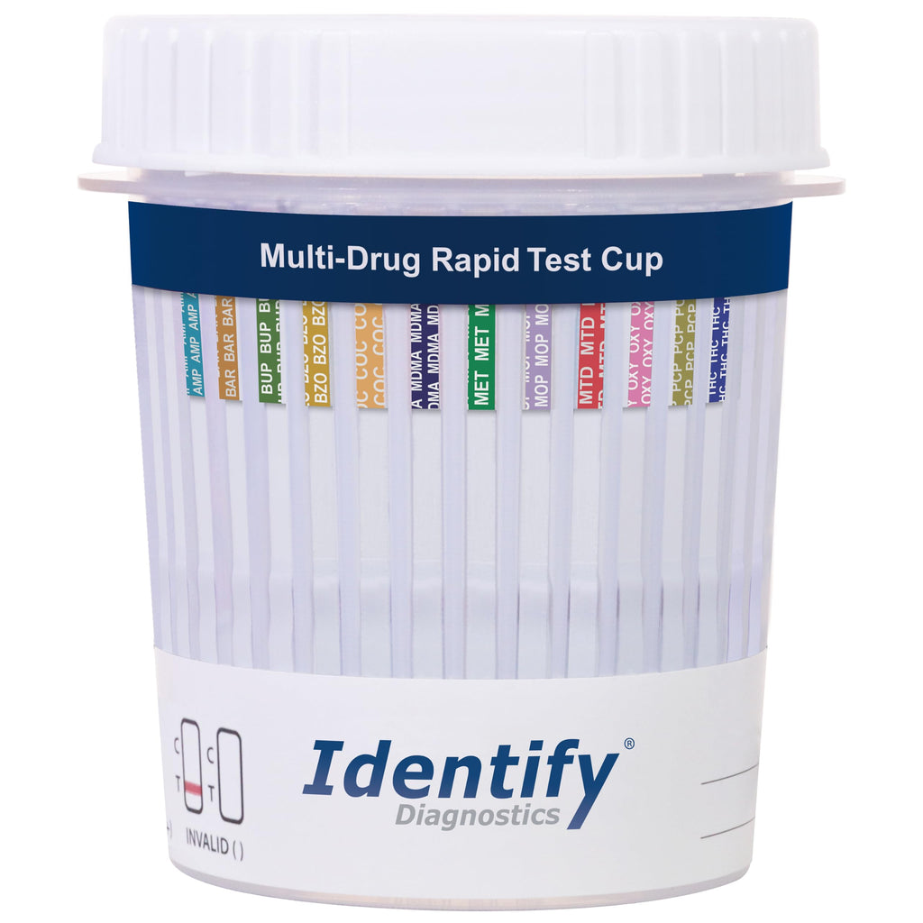 Identify Diagnostics 12 Panel Urine Drug Test Cup Kit

