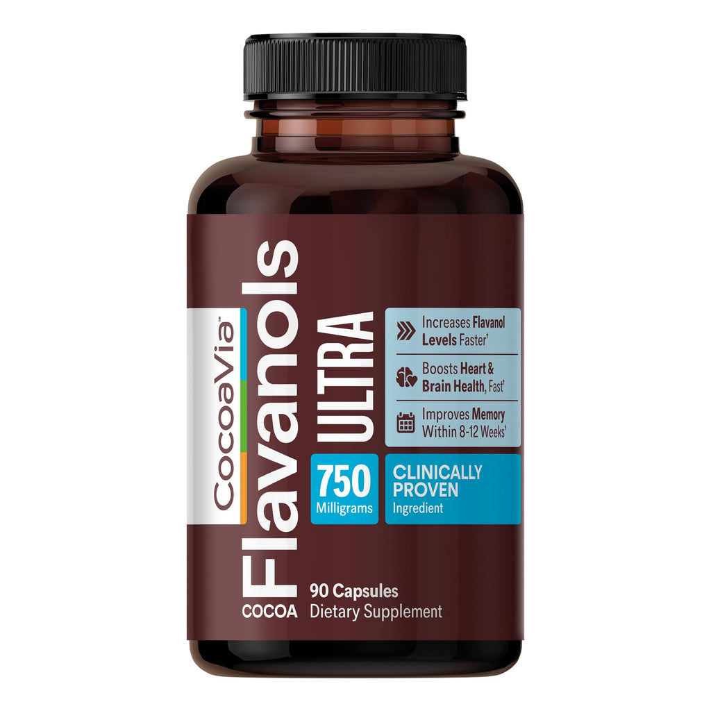 CocoaVia Ultra Cocoa Flavanols | Heart & Brain Health

