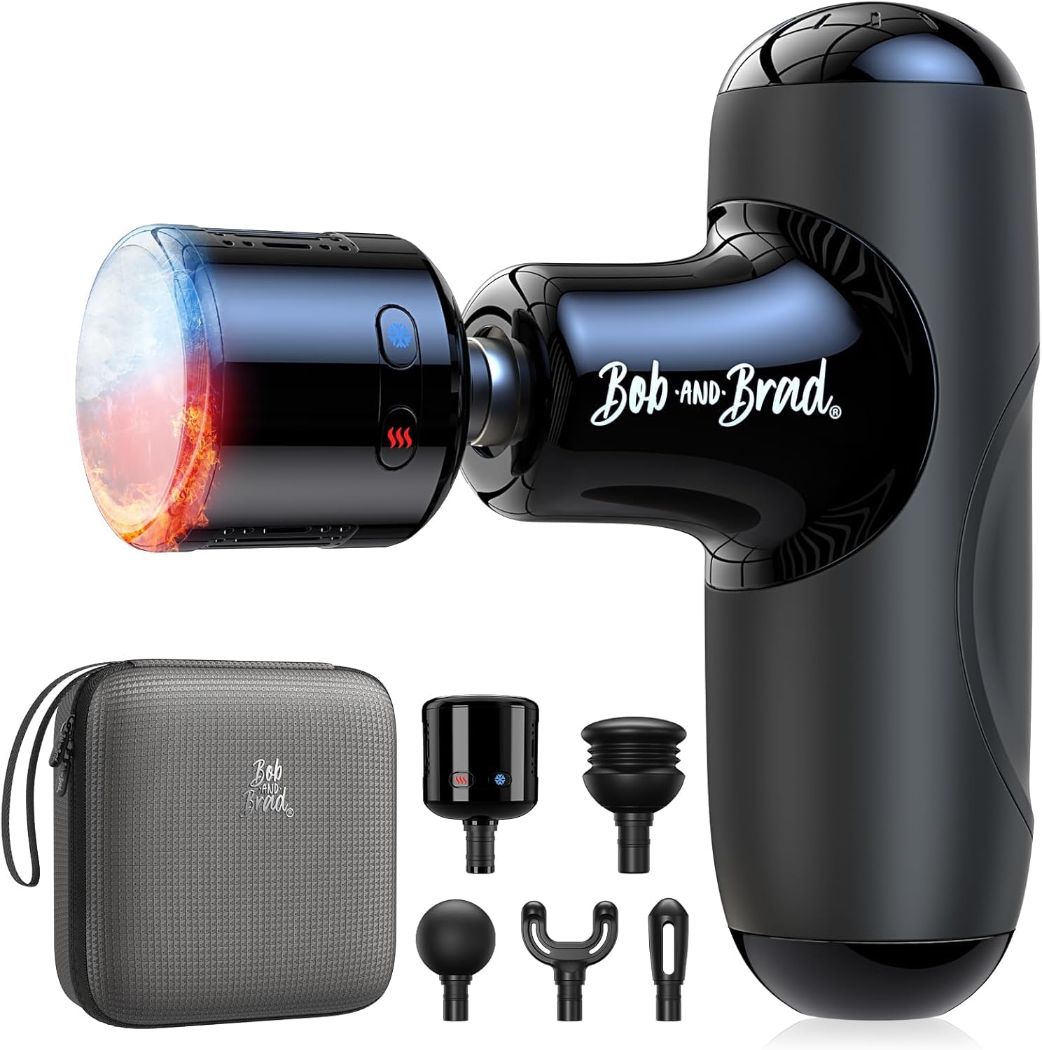 BOB AND BRAD Q2 Pro Mini Massage Gun – Heat & Cold Therapy

