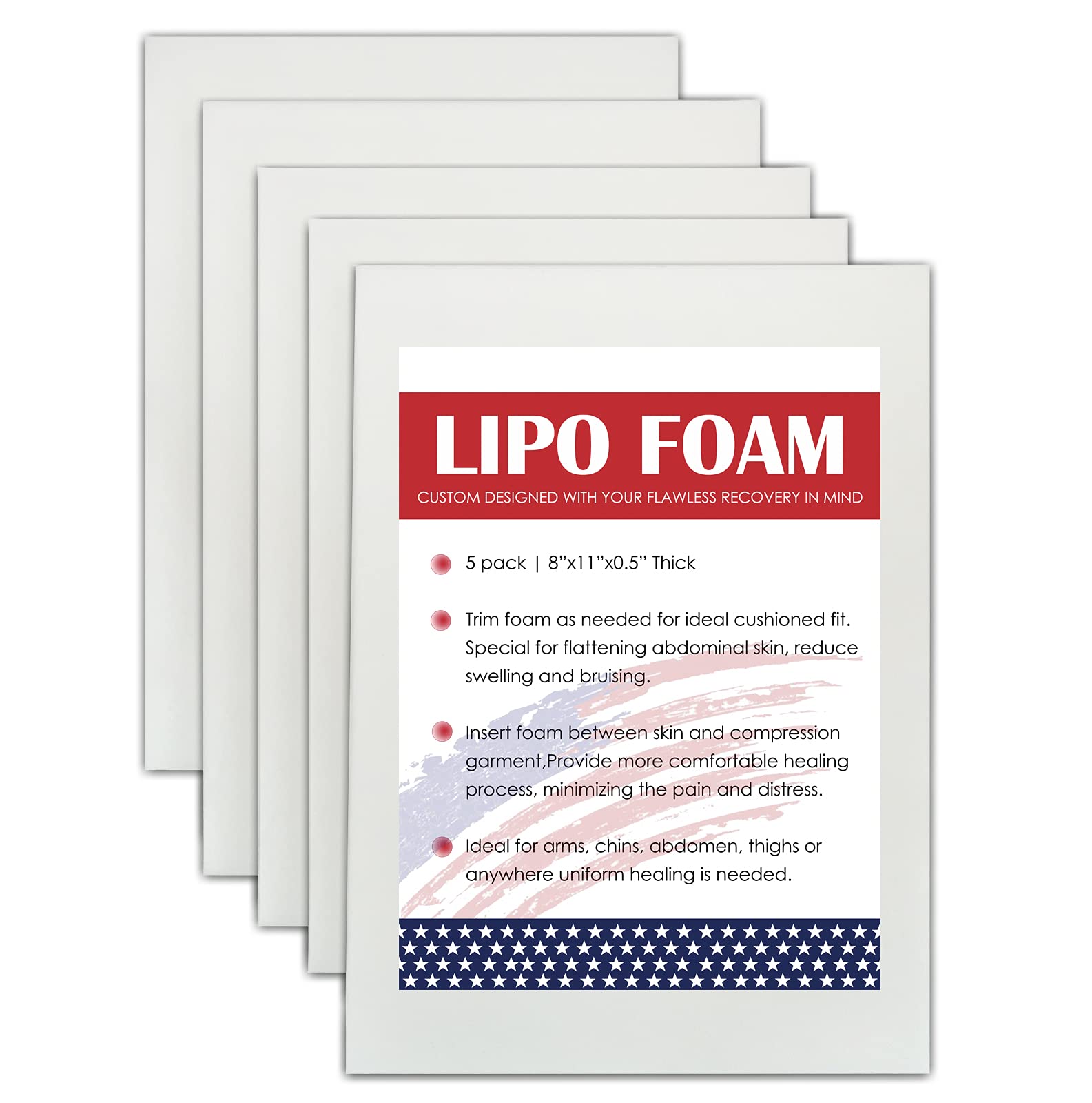 Lipo Foam Pads for Post-Surgery Ab Board | Cushioned Comfort

