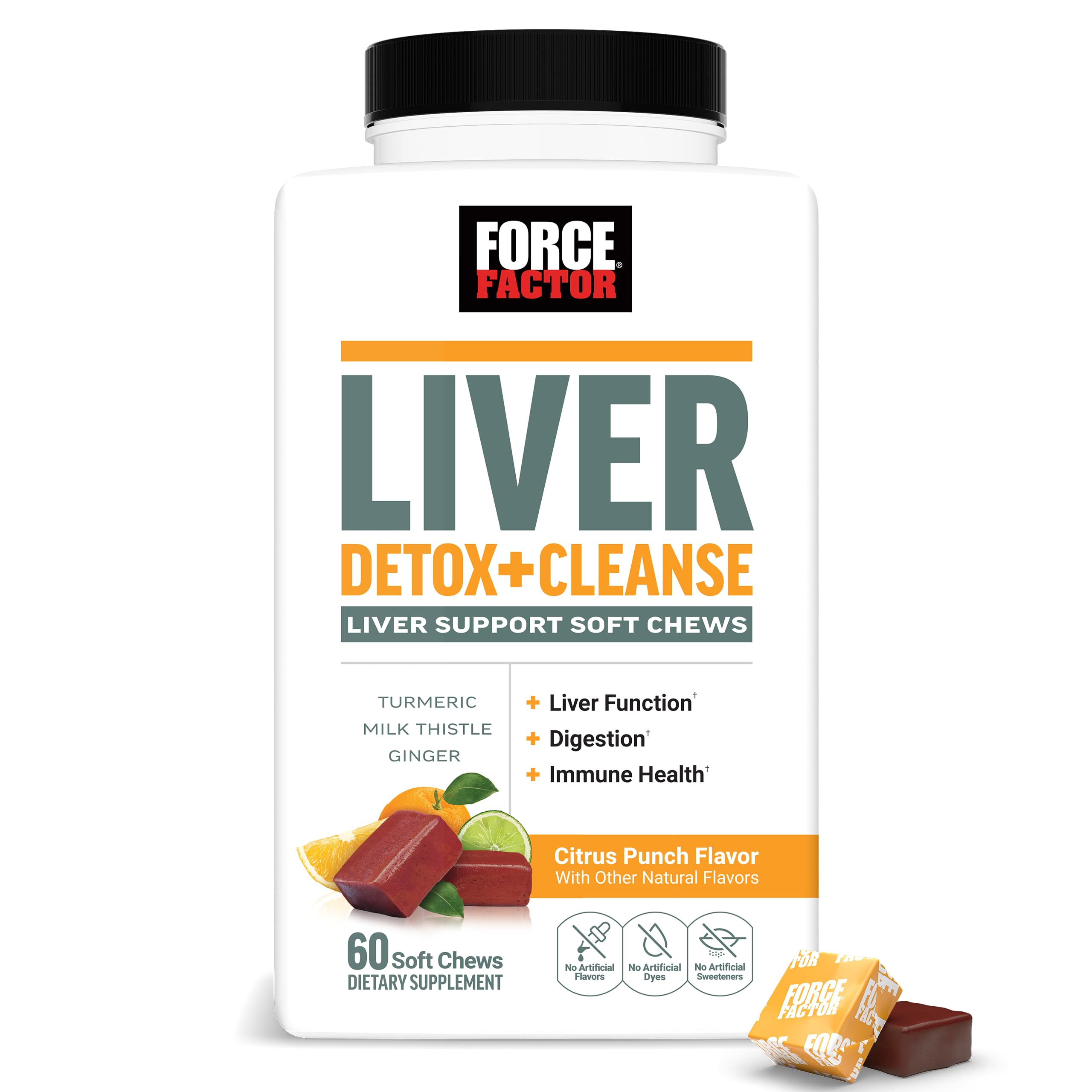 Force Factor Liver Detox + Cleanse Dietary Supplement

