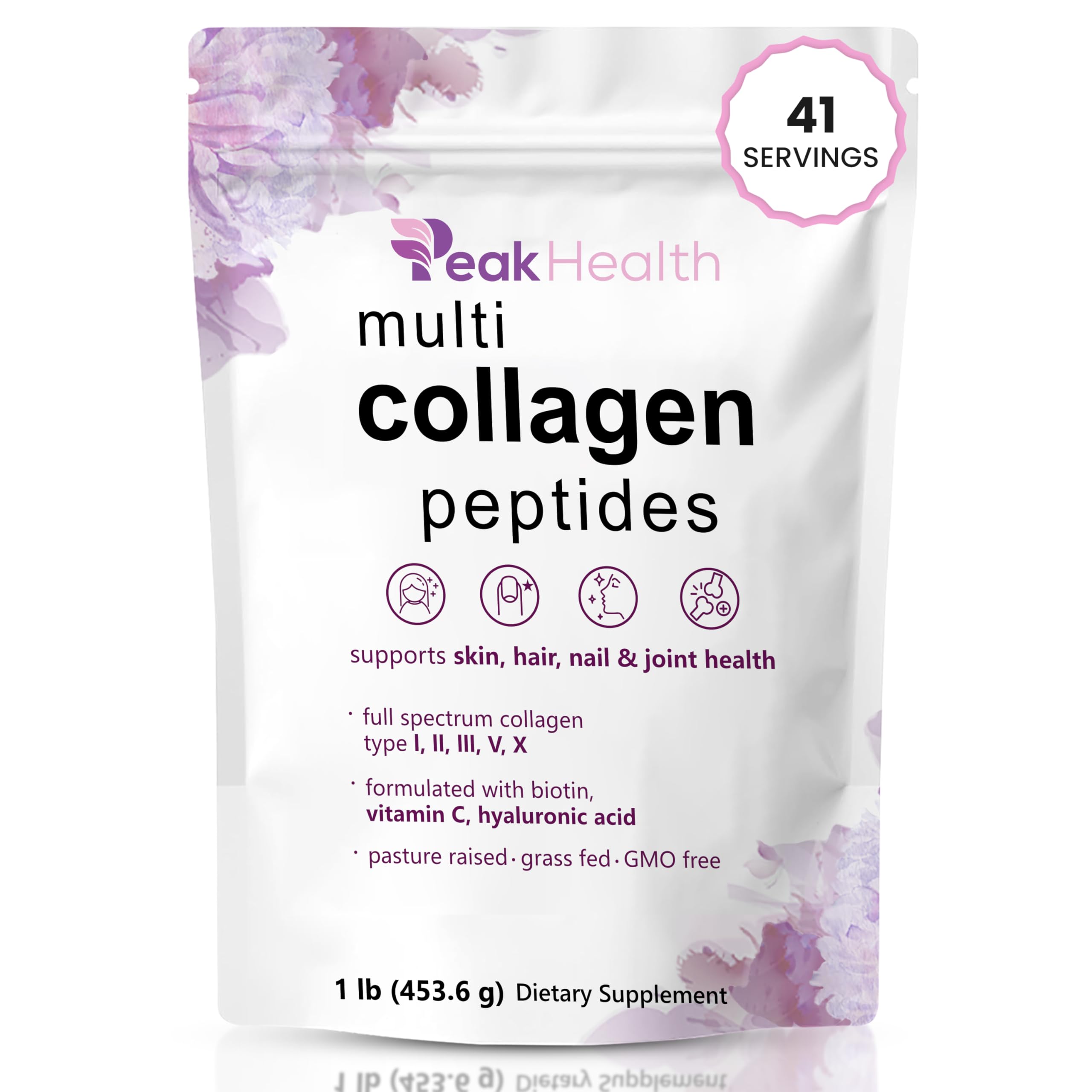 Multi Collagen Peptides Powder Unflavored Collagen Protein

