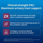 GennaMD Cranberry PAC Urinary Tract Health Capsules

