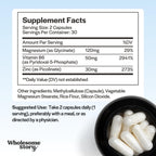 Wholesome Promise Zinc Picolinate & Magnesium Glycinate with B6 – Immune Support

