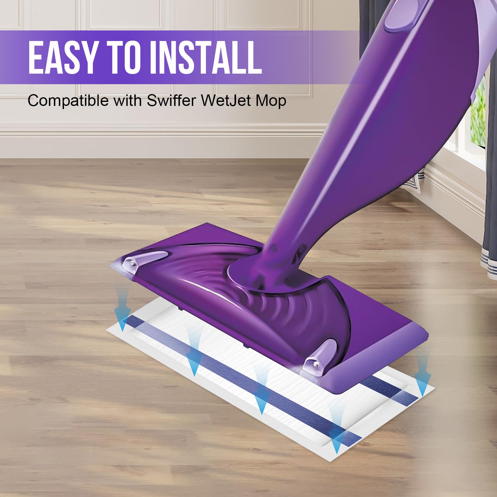 Disposable Mop Pad Refills for Wet Jet Mop | Multi-Surface

