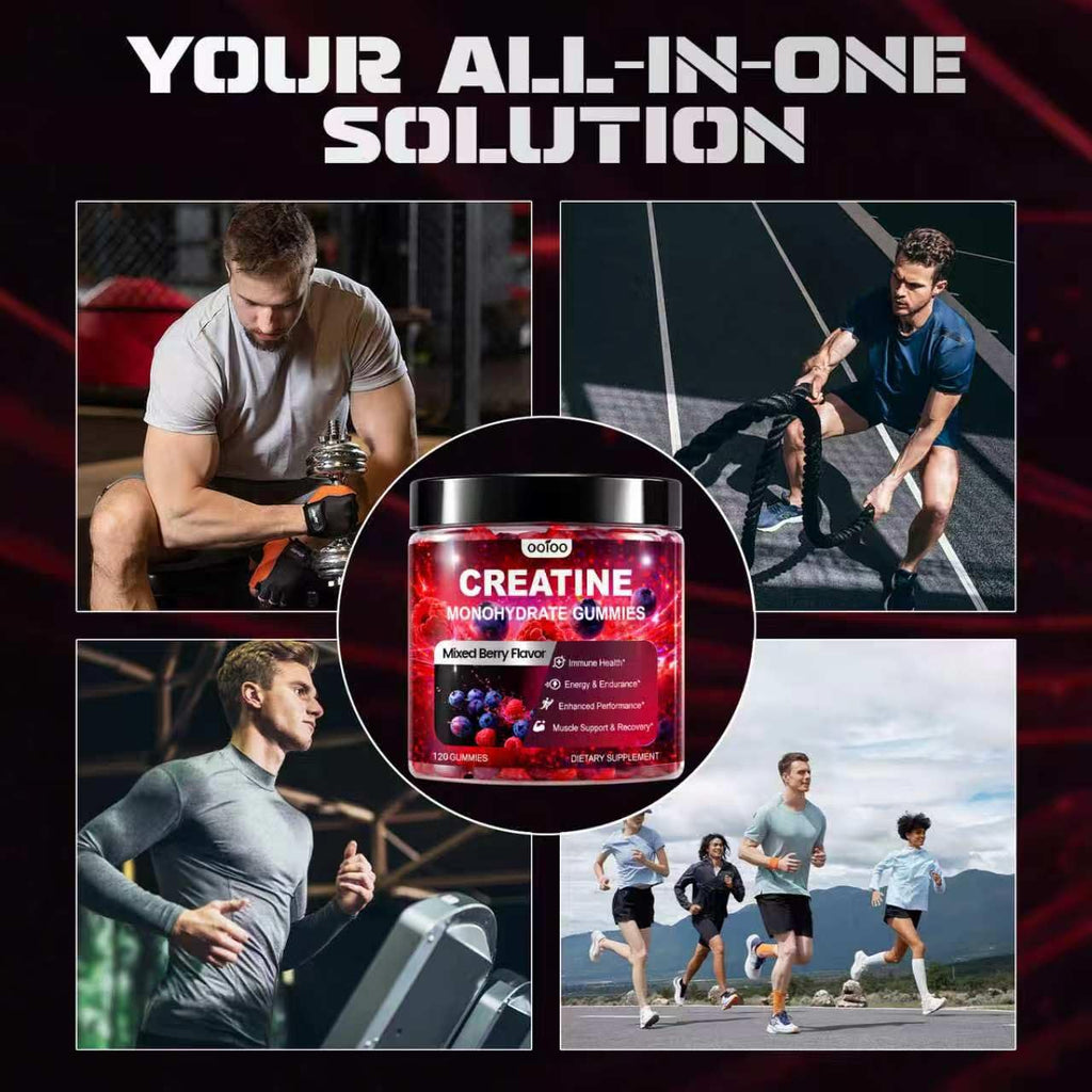 ooioo Creatine Monohydrate Gummies - Sugar Free & Vegan

