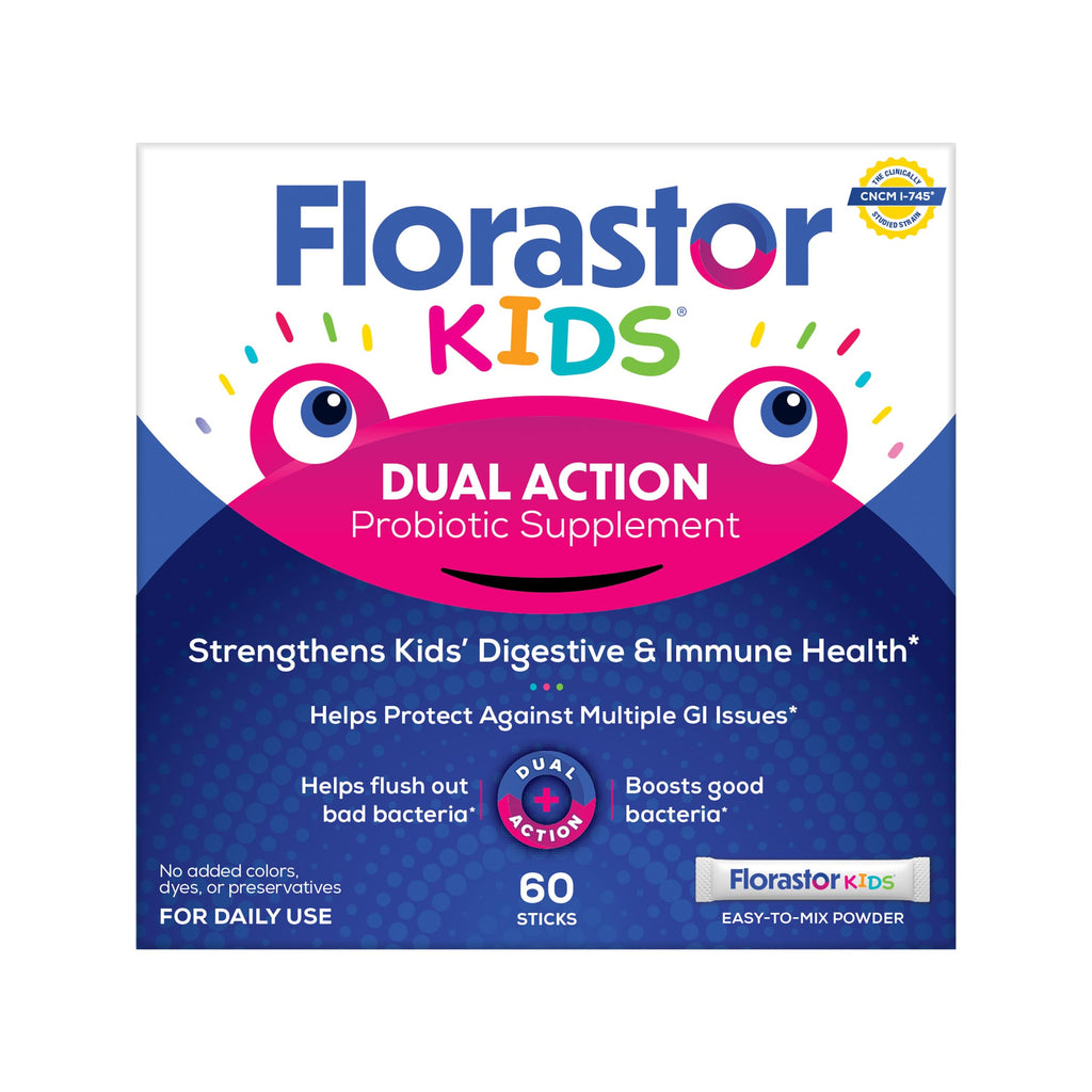Florastor Kids Dual Action Probiotic Supplement