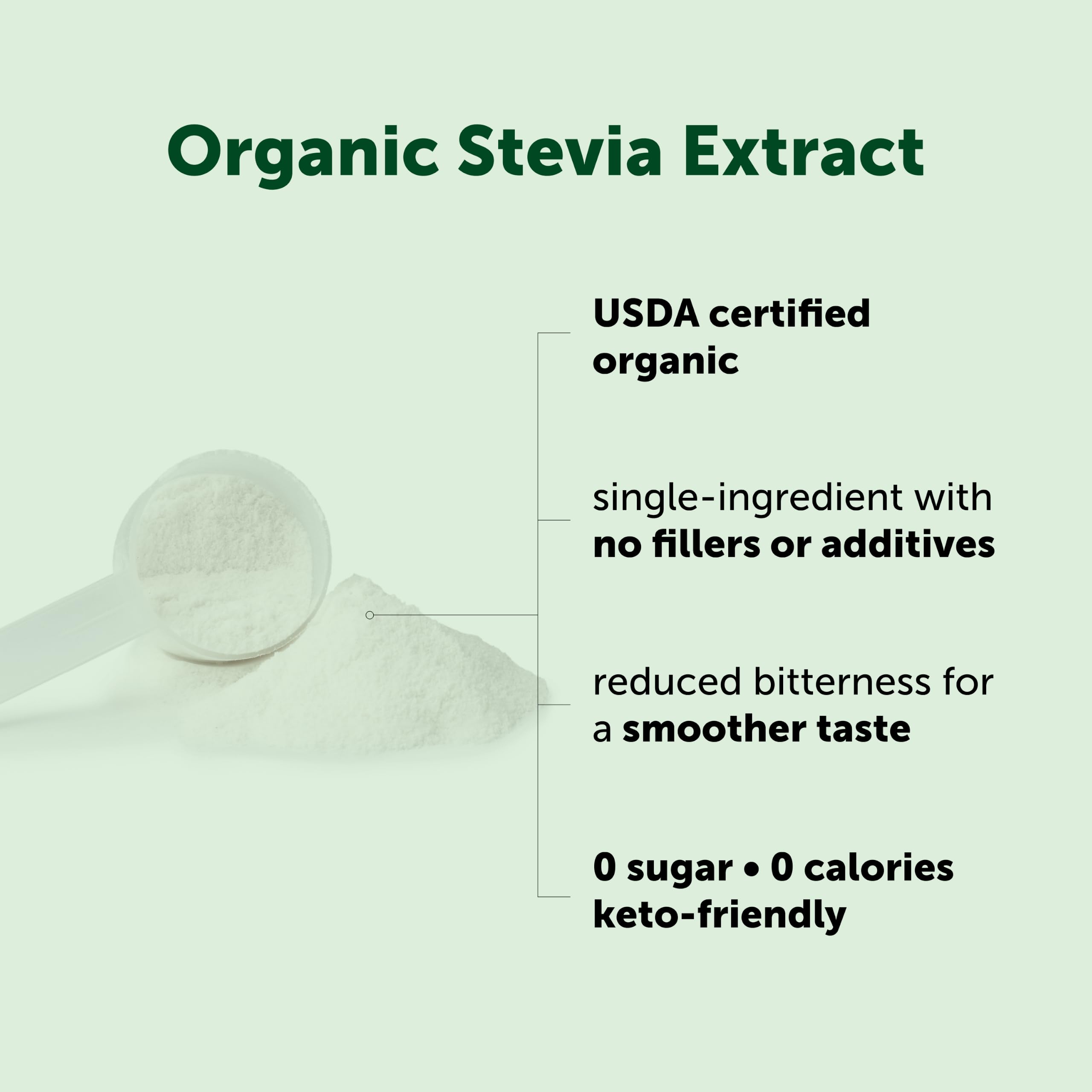 Micro Ingredients Stevia Extract Powder Organic Sugar-Free

