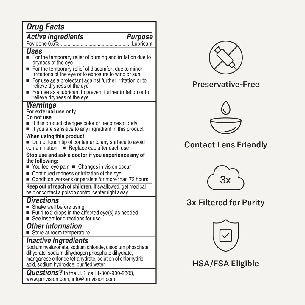 Heyedrate Clinical Preservative Free Eye Drops | Hydration

