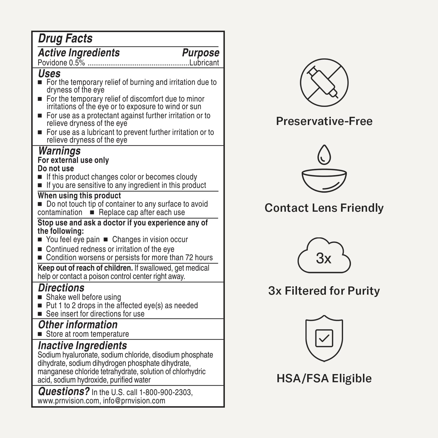 Heyedrate Clinical Preservative Free Eye Drops | Hydration

