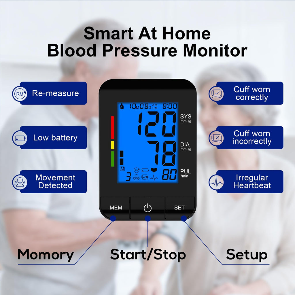 SDUNW Upper Arm Blood Pressure Monitor for Home Use

