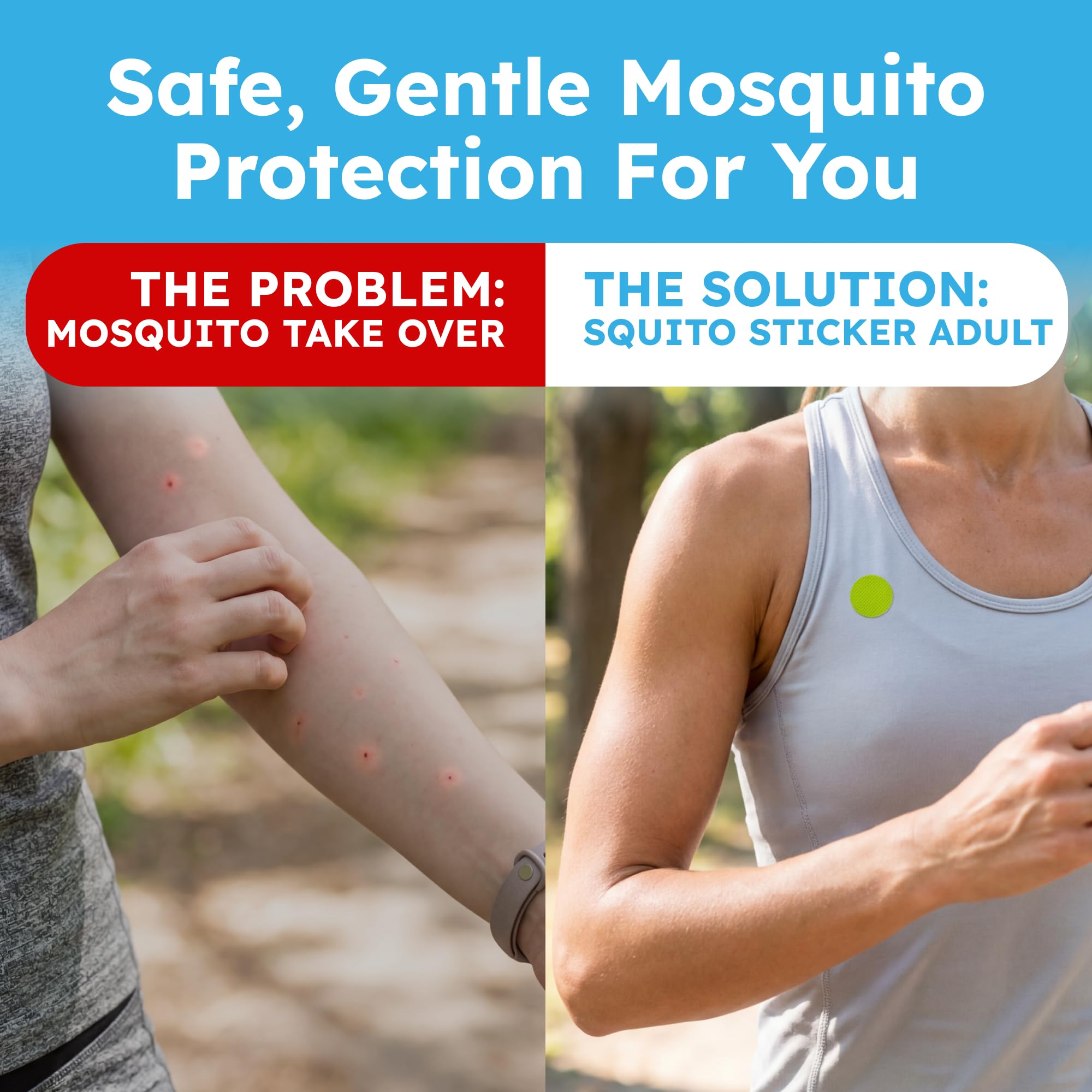 BugMD Squito Stickers Mosquito Repellent Patches

