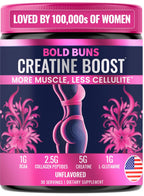 Creatine for Women - Bold Buns with Collagen & BCAA


