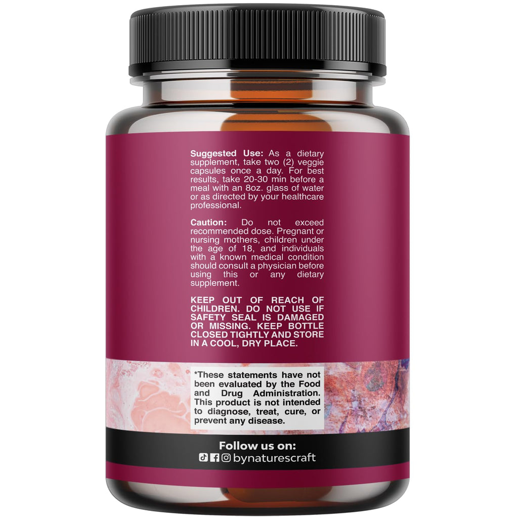 D Mannose with Cranberry Capsules Urinary Tract Health

