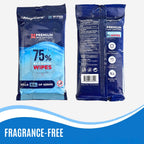 MagiCare 75% Ethyl Alcohol Unscented Hand Sanitizer Wipes

