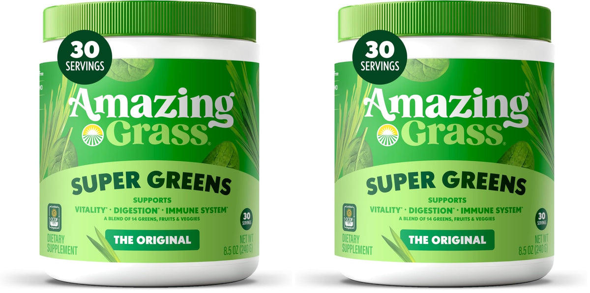 Amazing Grass Super Greens Organic Greens Supplement