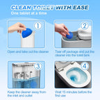 KIISIISO Automatic Toilet Bowl Cleaner Tablets - Drop-In

