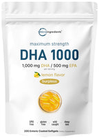 Micro Ingredients Omega-3 Fish Oil DHA EPA Dietary Supplement

